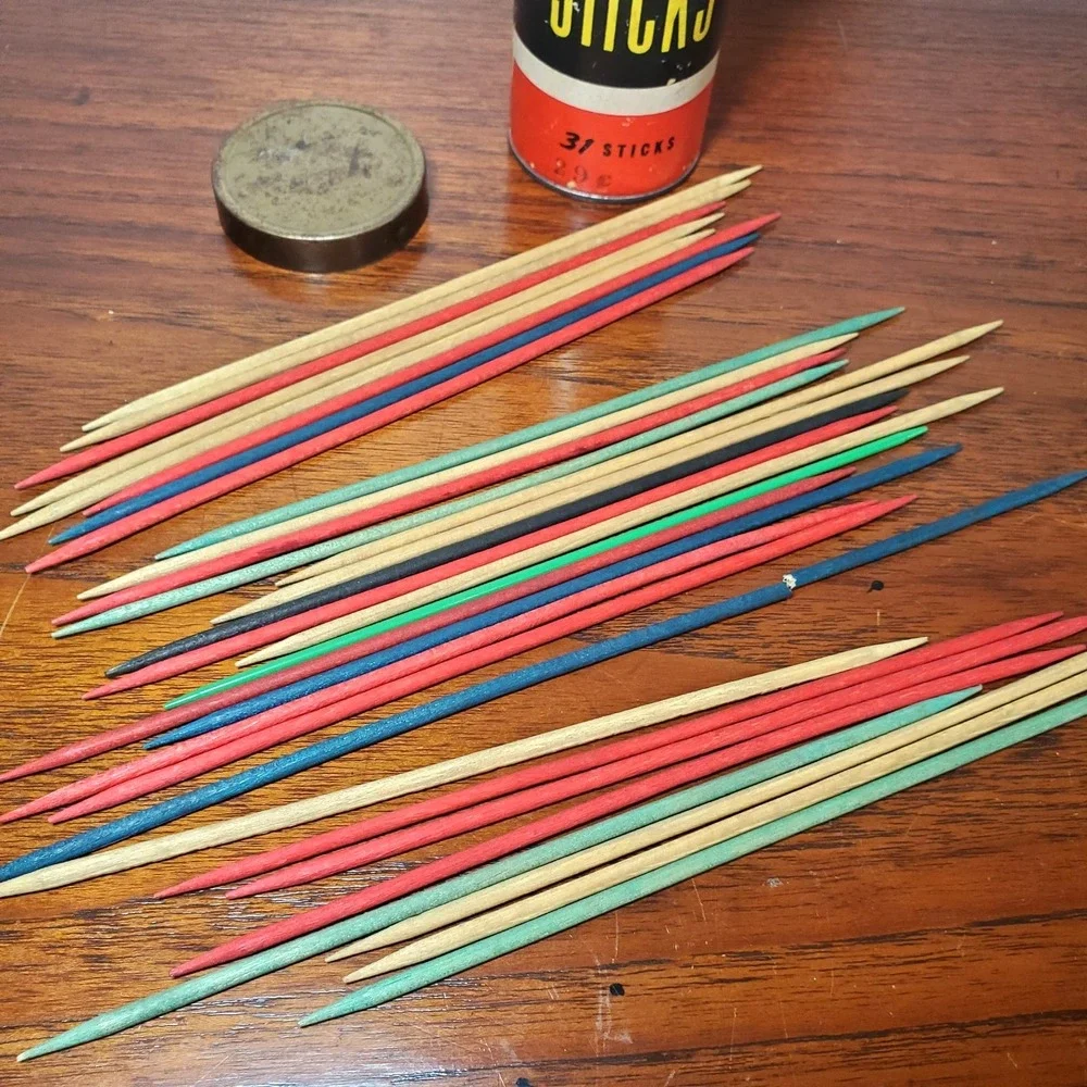 Vintage‎ Pix Pix Pick Up Sticks Game With 31 Stick - READ Description
